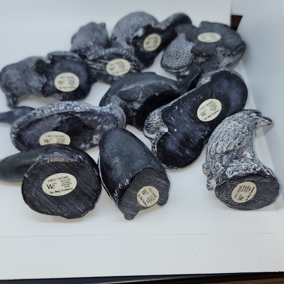 Huge Lot of 11 Pcs of A Wolf Original Sculptures - Picture 5 of 8